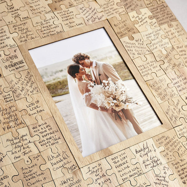 Wooden Jigsaw Guestbook