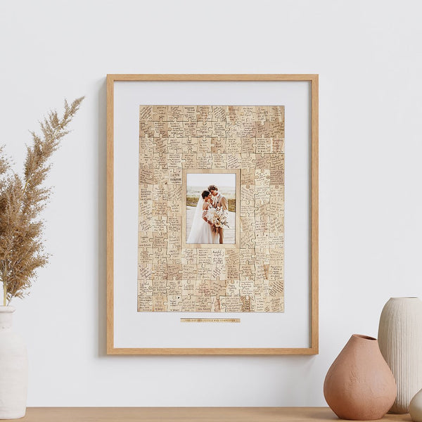 Wooden Jigsaw Guestbook