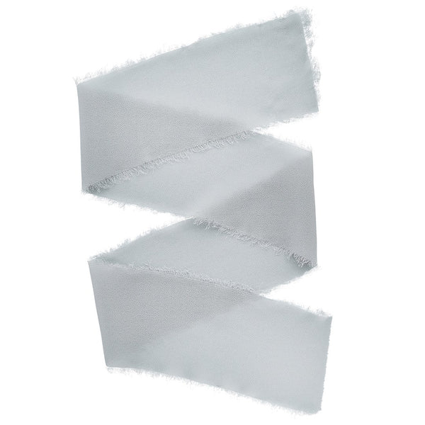 Grey Chiffon Crepe Ribbon