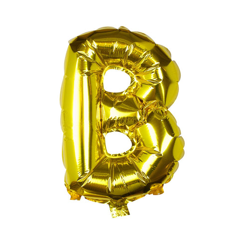 Gold Foil Letter Balloons B