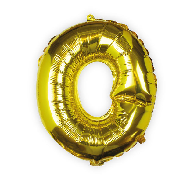 Gold Foil Letter Balloons O