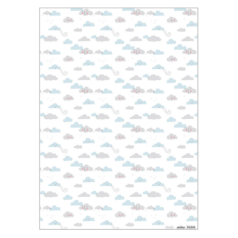 Cloud Pattern Gift Wrapping Paper