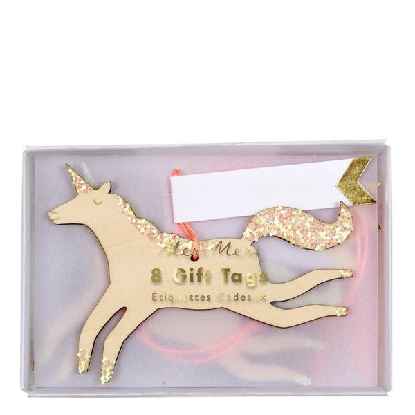 Wooden Unicorn Gift Tags