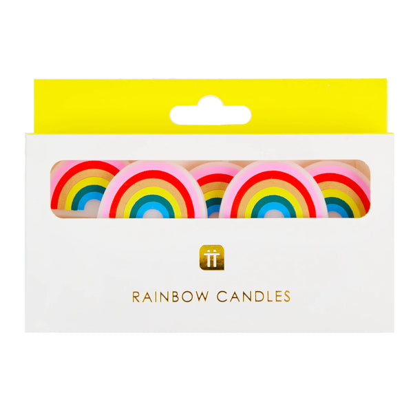 Rainbow Shaped Candles