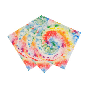 Rainbow Tie Dye Paper Napkins