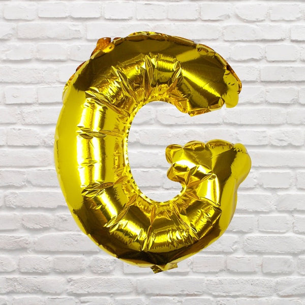 Gold Foil Letter Balloons G