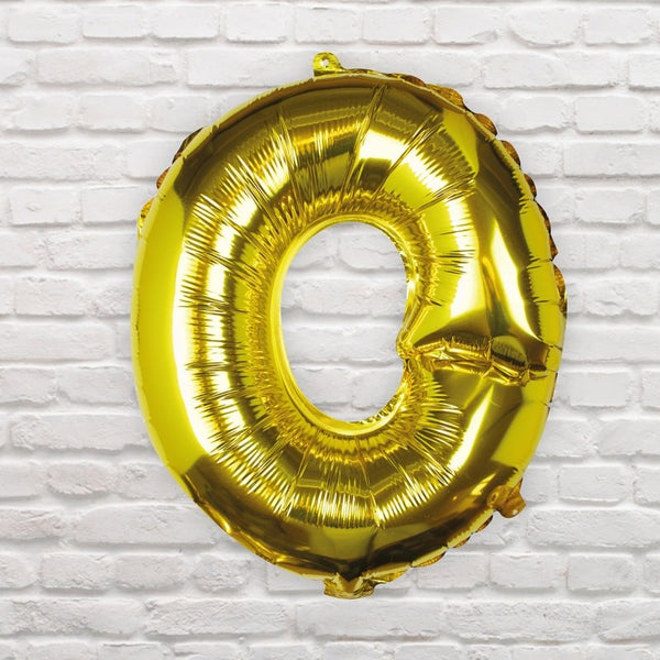 Gold Foil Letter Balloons O