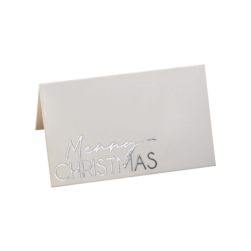 Silver place cards store