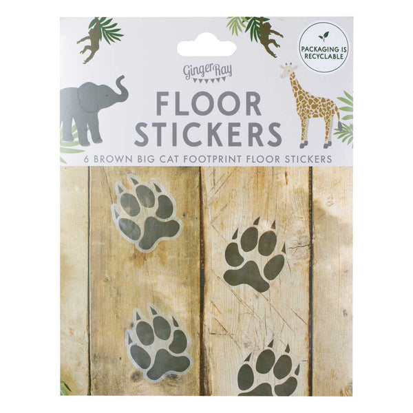 Animal Pawprint Floor Stickers