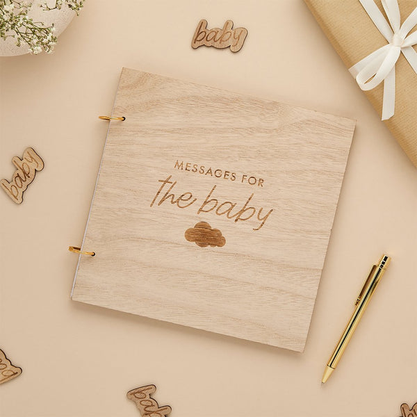 Baby Shower Wooden Guestbook