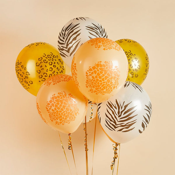Safari Balloon Bundle - 12 pack