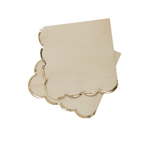 Champagne Paper Napkins - 16 pack