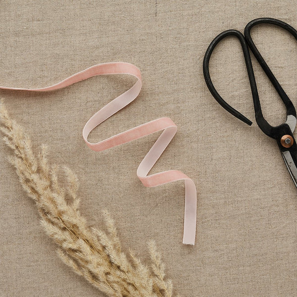 Blush Velvet Ribbon - 5m x 10mm
