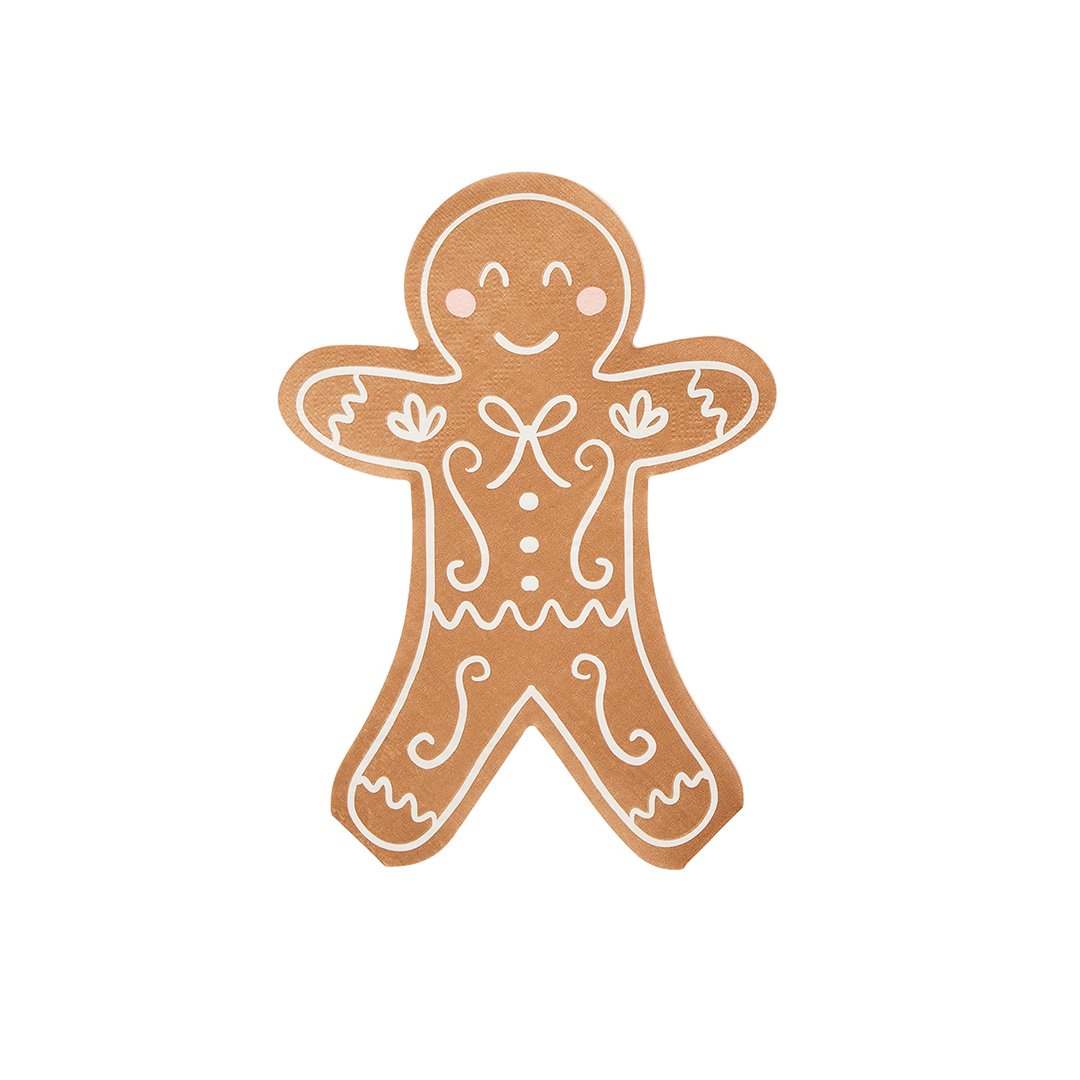 Gingerbread Paper Napkins 16 pack
