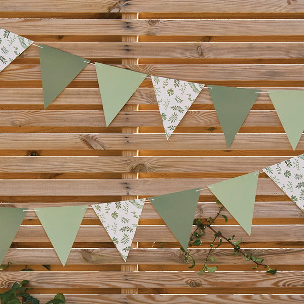 Botanical Flag Card Bunting - 2.5m