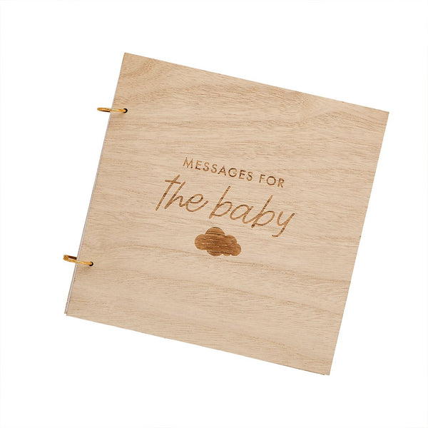 Baby Shower Wooden Guestbook