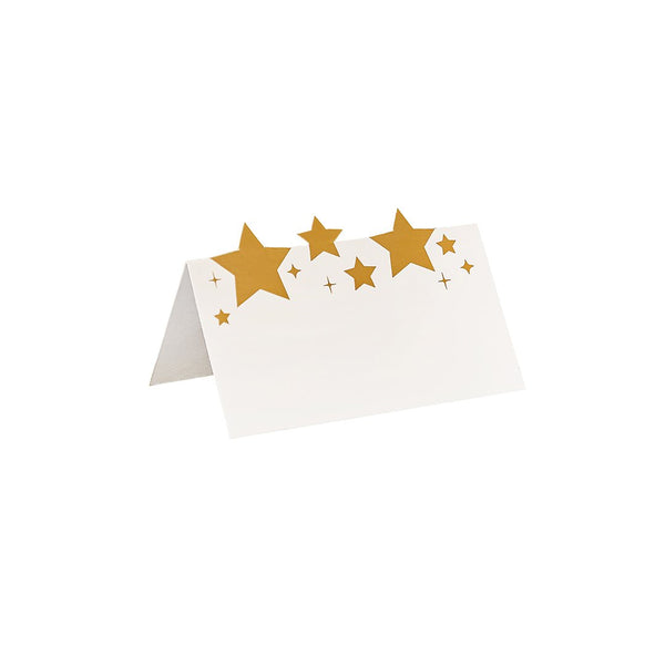 Gold Star Place Cards - 10 Pack