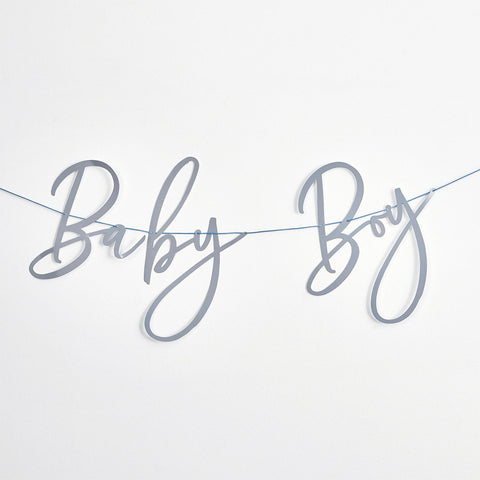 Blue Baby Boy Banner - 2m