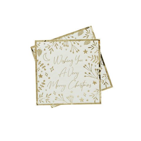 Christmas Paper Napkins 16 Pack