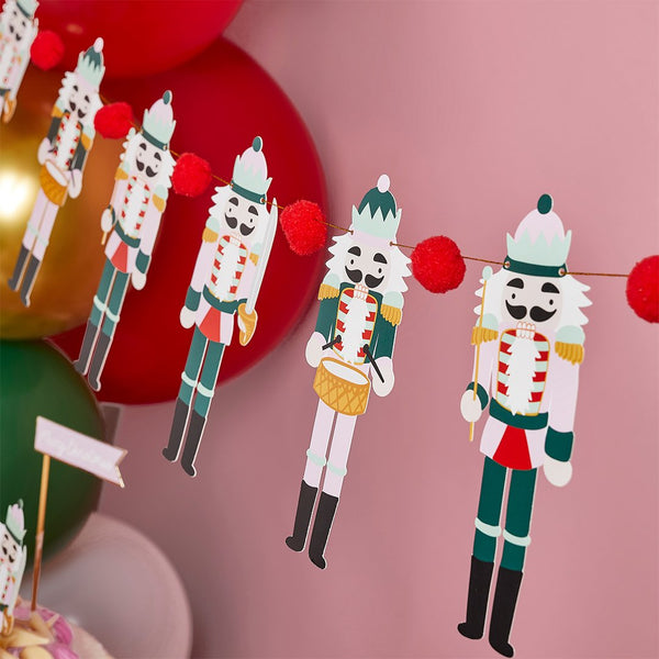 Nutcracker Pom Pom Garland 2M