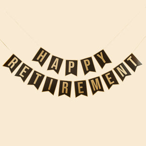 Happy Retirement Banner 2m