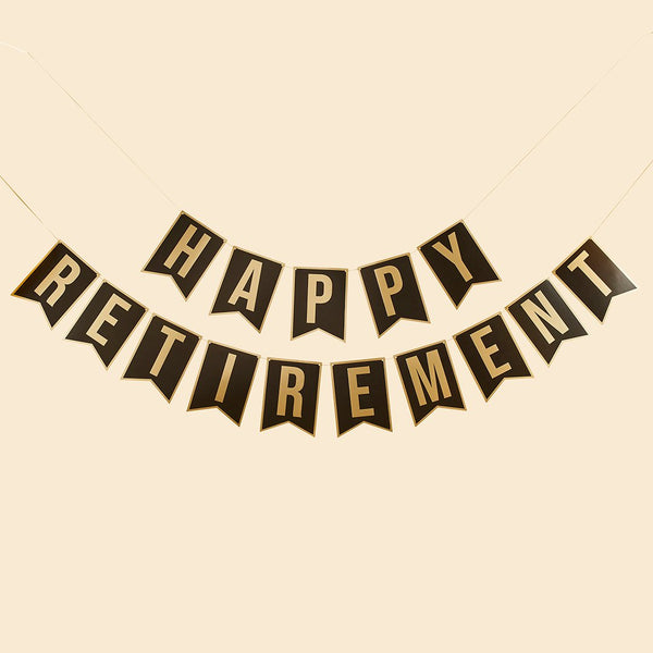 Happy Retirement Banner 2m