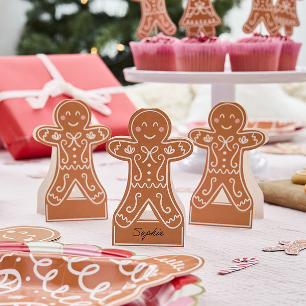 Gingerbread Man Place Cards 10 pack