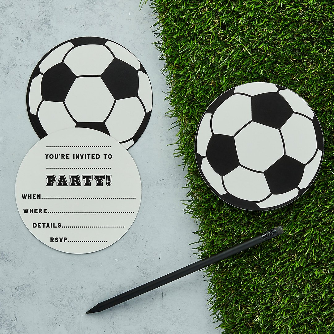 Football Party Invitations - 10 pack