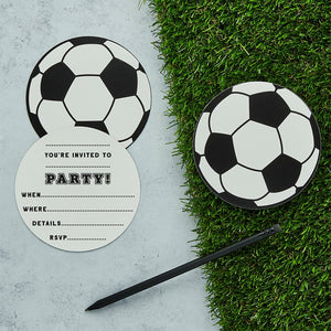 Football Party Invitations - 10 pack