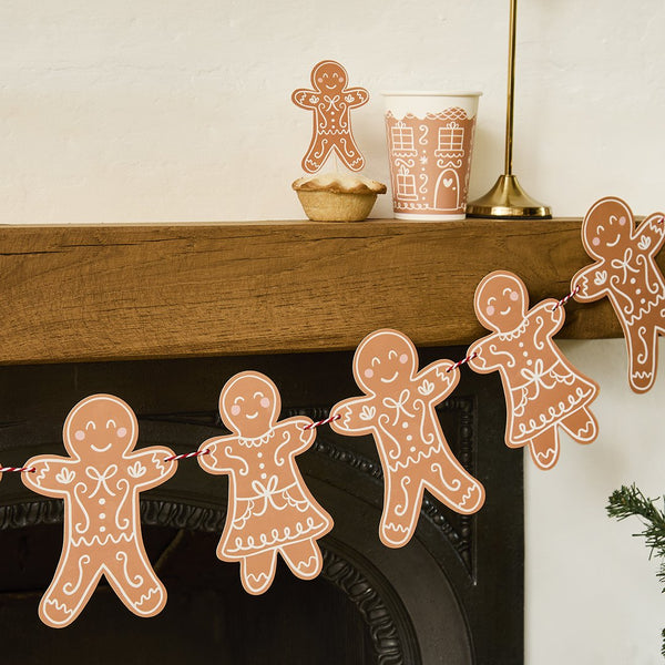 Gingerbread Friends Garland 2m