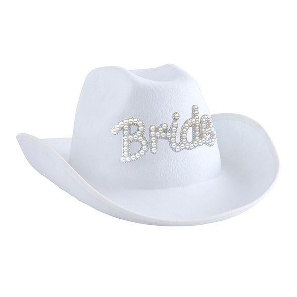 Embellished Bride Cowgirl Hat