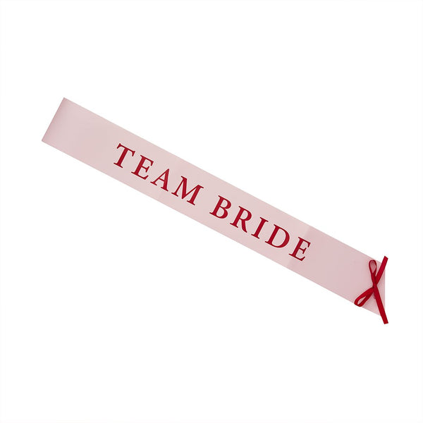 Team Bride Paper Sashes - Pack of 5