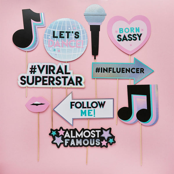 Let's Dance Photo Props - 10 pack