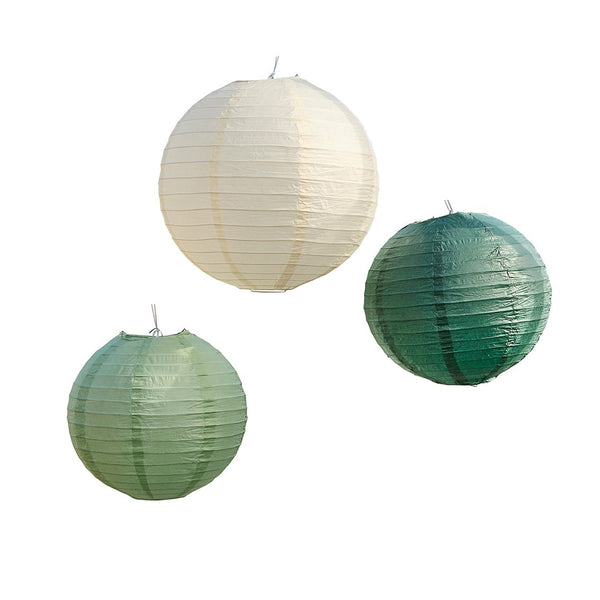 Botanical Paper Lanterns - 3 Pack