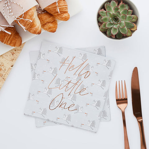 Hello Little One Paper Napkins 16 pack