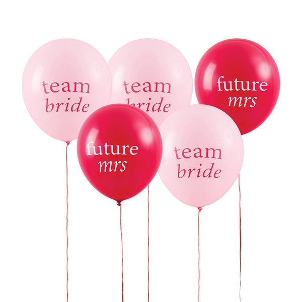 Pink Hen Party 12" Latex Balloons 5 pack