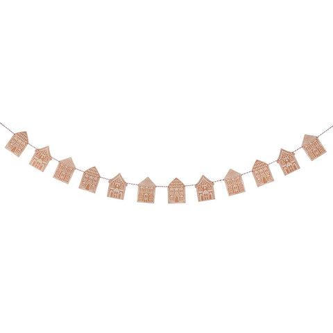 Gingerbread House Garland 2m