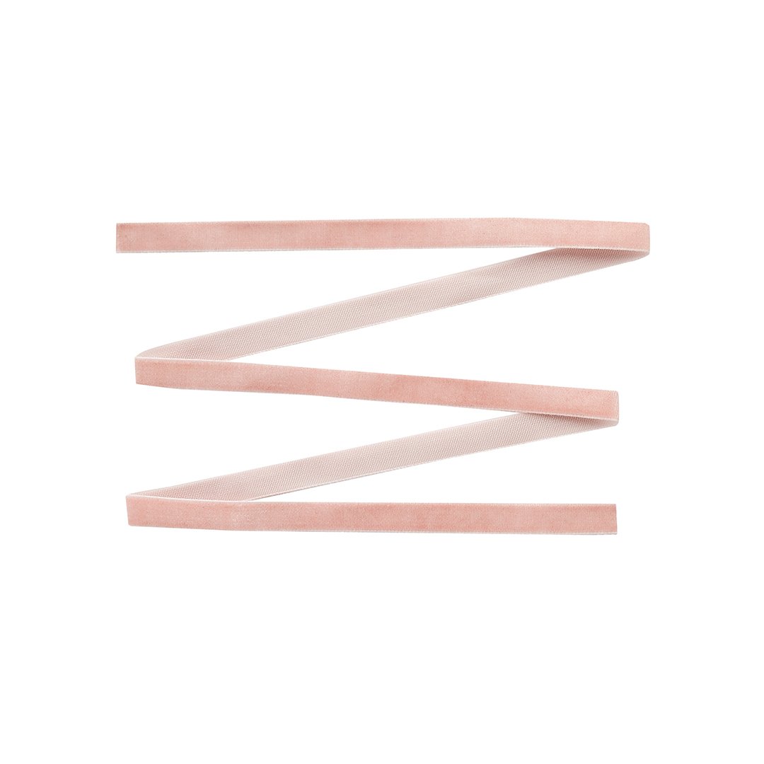Blush Velvet Ribbon - 5m x 10mm