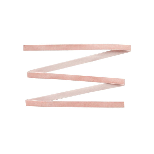 Blush Velvet Ribbon - 5m x 10mm