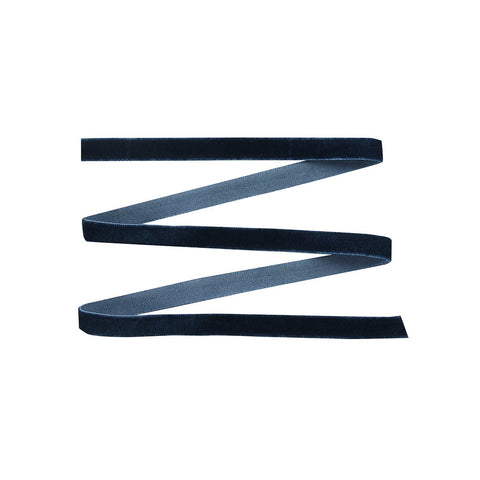 Navy Velvet Ribbon - 10mm x 5m
