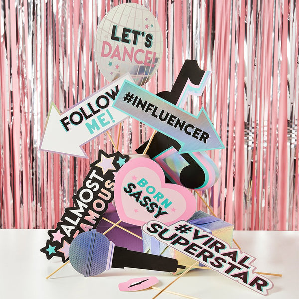 Let's Dance Photo Props - 10 pack