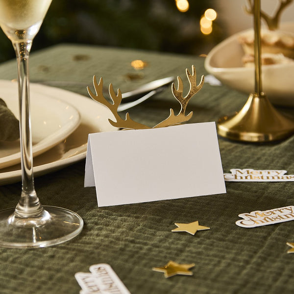 Antler Place Cards - 10 Pack