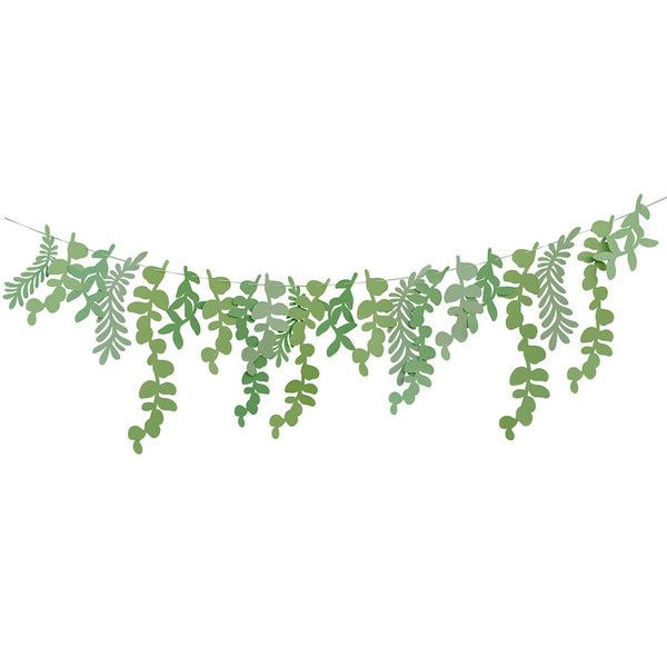 Botanical Leaf Card Garland 2m