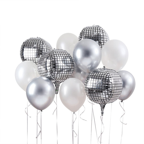 Disco Party Balloon Bundle - pack of 12