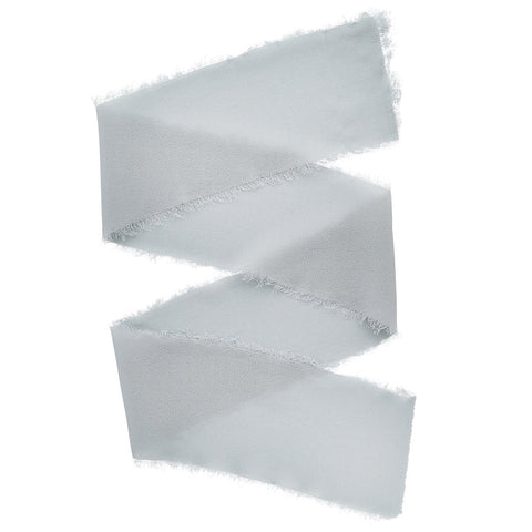 Grey Chiffon Crepe Ribbon