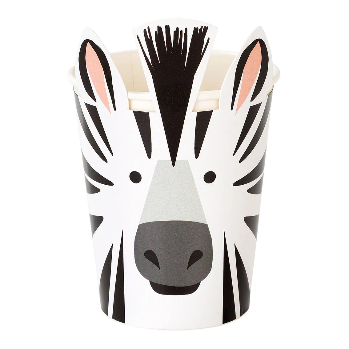 Zebra Paper Cups - 8 pack