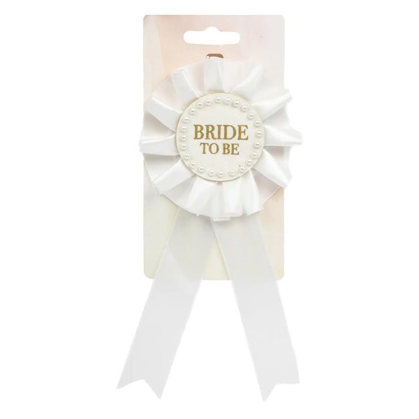 Bride To Be Pearl Rosette