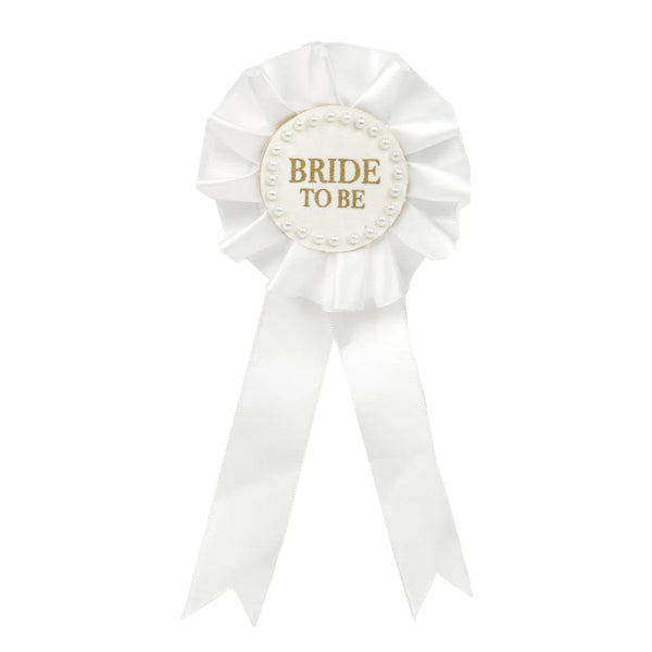 Bride To Be Pearl Rosette