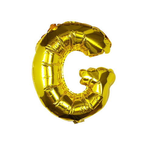 Gold Foil Letter Balloons G