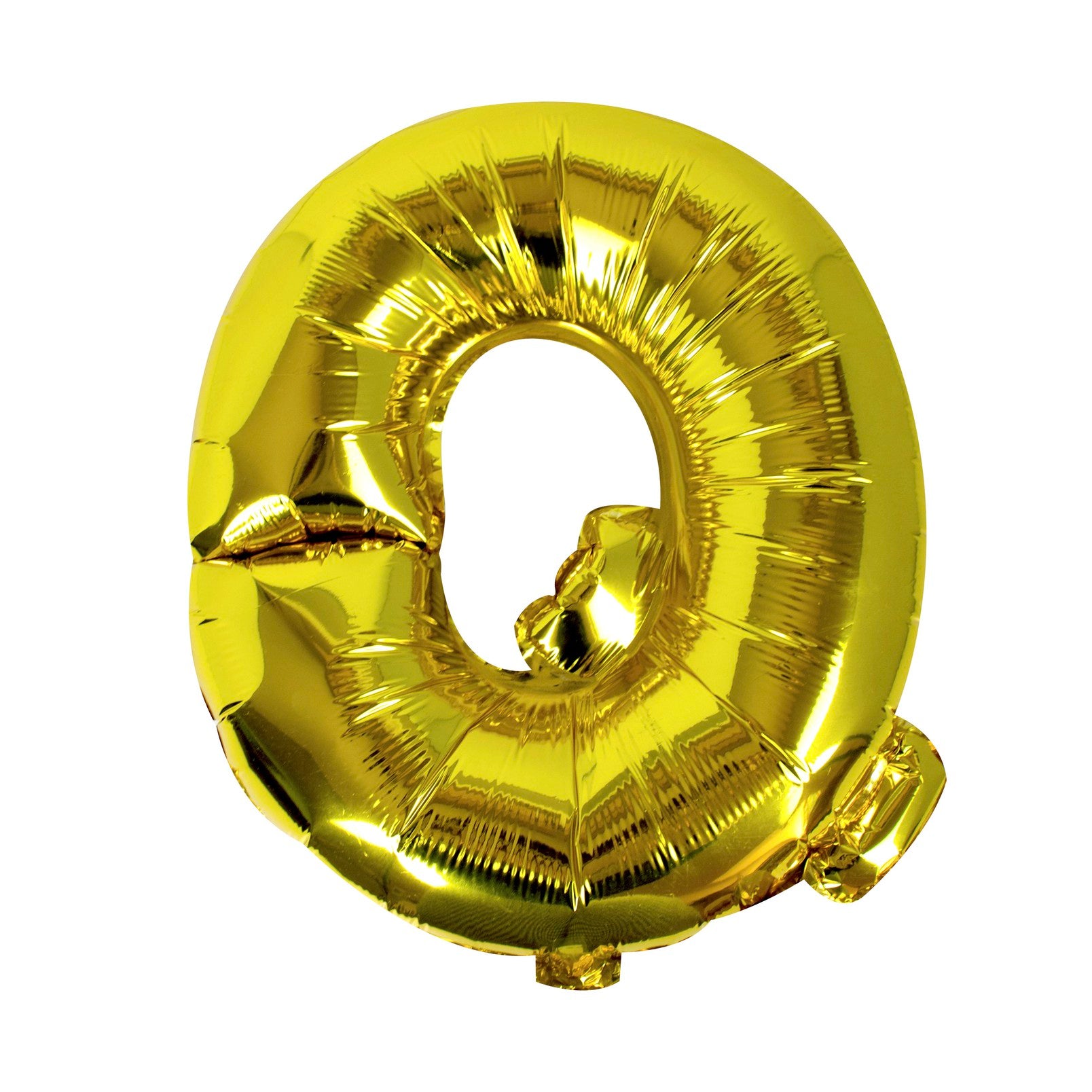 Gold Foil Letter Balloons Q